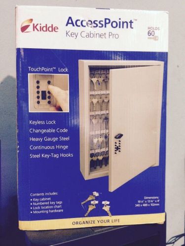 Kidde AccessPoint 001796 TouchPoint Key Cabinet Pro, 60 Key