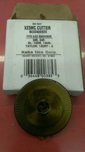 x23mc cutter kaba ilco key machine cutting wheel