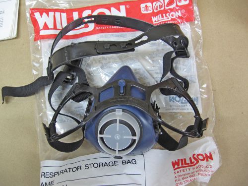 LOT OF 6 Willson #6100S Respirator Facepieces