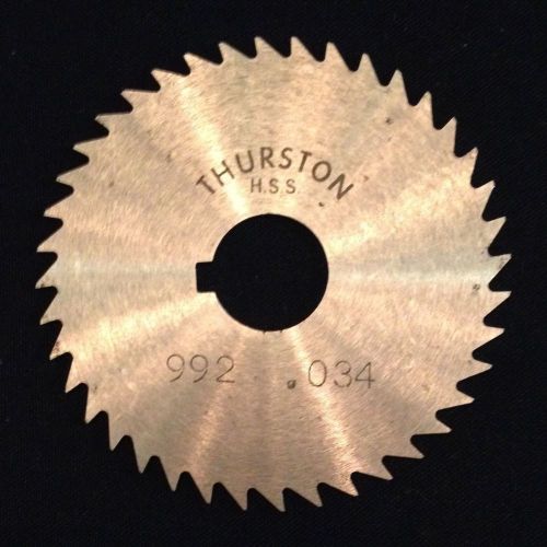 Thurston HSS 2 x 0.034 x 1/2 Keyway Slitting Slotting Circular Saw Blades