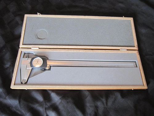 Brown &amp; sharpe 599-579-12 dial caliper, 0 to 12&#034; range, .001&#034; w/box! swiss made for sale