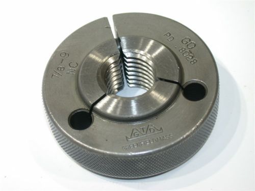 Greenfield go thread ring gage 7/8&#034;-9-nc for sale