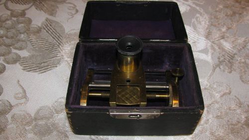 Thread counting micrometer (linen prover) by chas. lowinson for sale