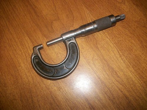 Brown &amp; sharpe 0-1 inch micrometer .0001 l@@k no reserve machinist tool......... for sale