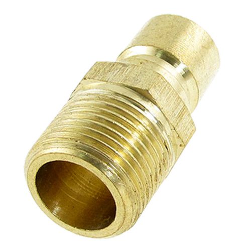 5/8&#034; Diameter Fine Teeth Male Thread Mould Brass Quick Fitting Pipe Connector