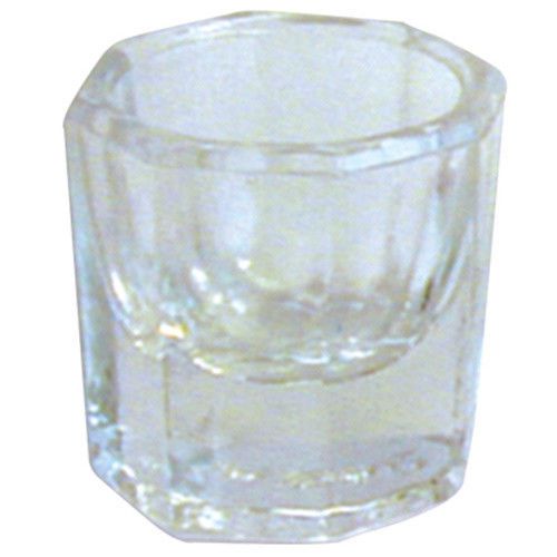 GLASS DAPPEN DISH - 1&#034; diameter glass jar