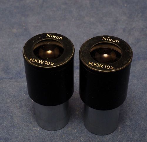 Nikon Microscope HKW 10X Ocular (eyepiece) pair