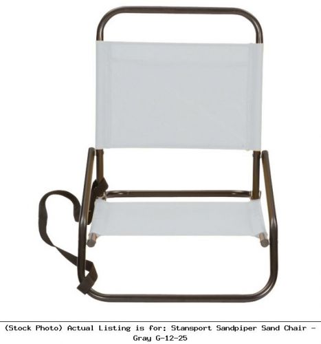 Stansport Sandpiper Sand Chair - Gray G-12-25 Chromatography Unit