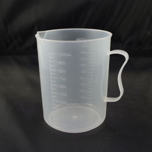 1000ml plastic measuring cup graduated with handle new x2
