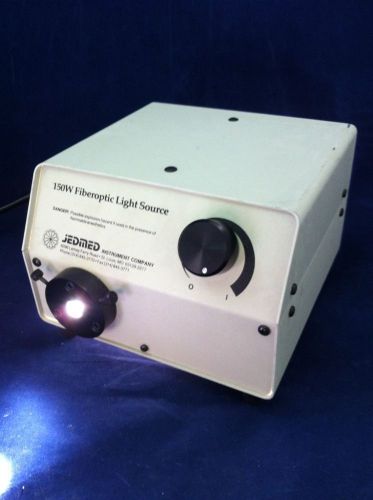 JEDMED INSTRUMENTS FOI-150A  Fiberoptic Light Source 150W Excellent Cond.