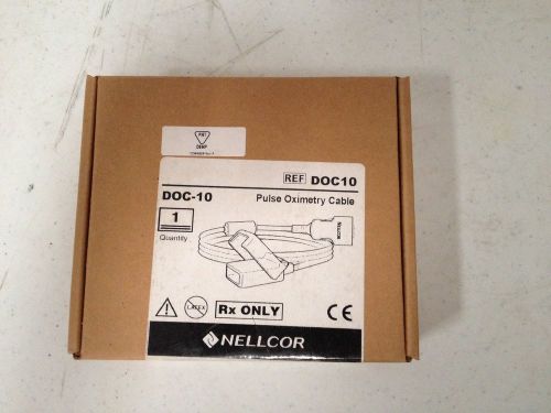 Nellcor Doc 10 Pulse Oximetry Cable Ref 0134384 in original box
