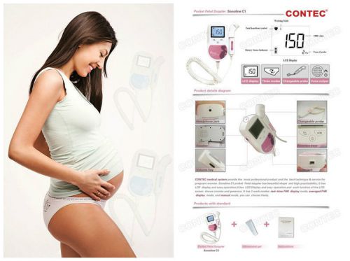 2013 hot machine- prenantal fetal doppler with 3mhz probe free gel for sale