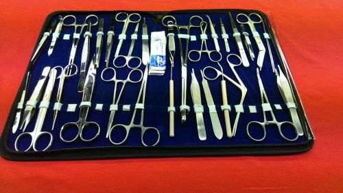 98 pc minor micro surgery surgical veterinary dental instruments student set kit for sale