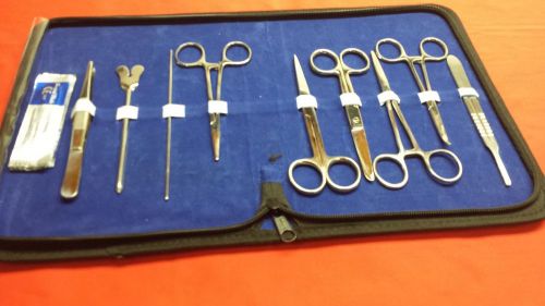 19 pcs minor student surgery kit surgical instruments forceps for sale