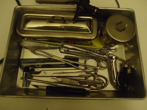 Large Set of Medical and Surgical Instruments