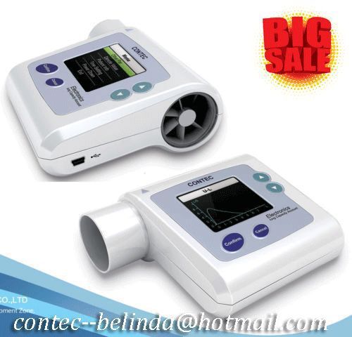 Hot sell Lung Volume Device Digital Spirometer PEF FEFV1 FEF with Free Software