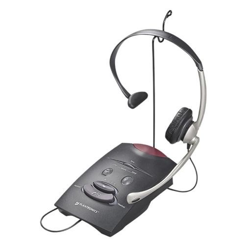 Plantronics S11 Over-The-Head Telephone Headset System - Black - Wired