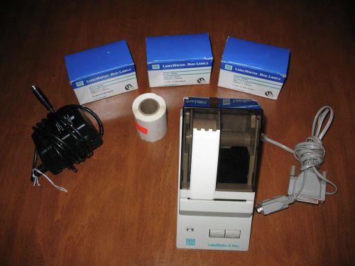 Costar LabelWriter II Label Printer 60002 with Labels, Cords and Power Supply