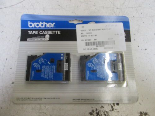 LOT OF 2 BROTHER 11-877-8B TAPE CASSETTE *NEW IN A FACTORY PACKAGE*