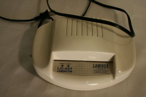 LAMIDEX Personal Laminator 4.5&#034; LX-467 Good Condition Machine Only