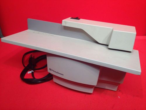 Pitney Bowes 1230 Electronic Letter Mail Envelope Opener - EUC - Table Top