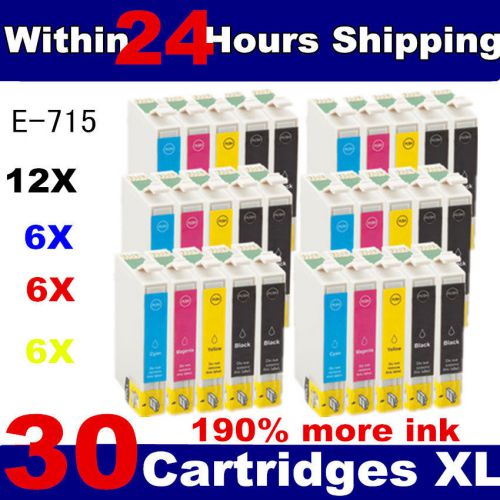 6 full sets + 6 blacks compatible ink cartridges for epson stylus printer for sale