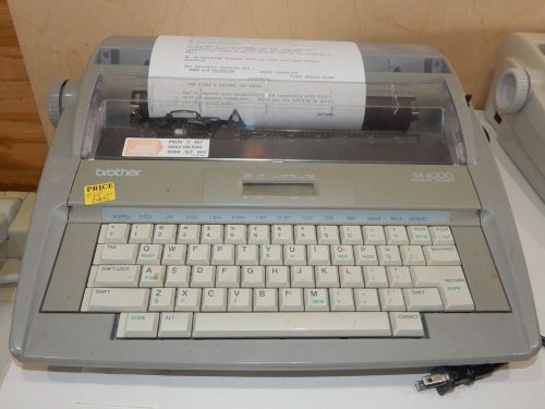 flp045) Working Tested Brother SX-4000 Electric LCD Display Typewriter