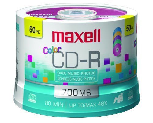Maxell Cd Recordable Media - Cd-r - 48x - 700 Mb - 50 Pack Spindle - (648251)