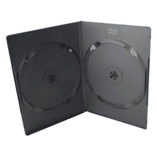 100 PACK HIGH QUALITY 14MM DOUBLE SIDED DVD CASE made By Strong Material New