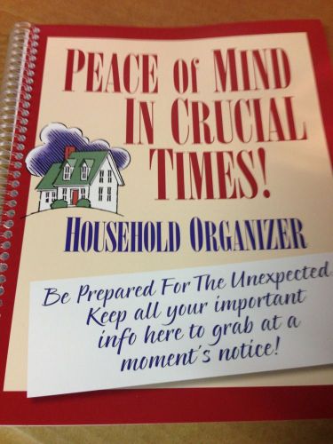 Peace Of Mind In Crucial Times Household Organizer