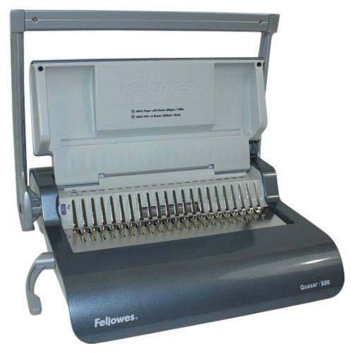 Fellowes quasar+ plastic comb binding machine free shipping for sale