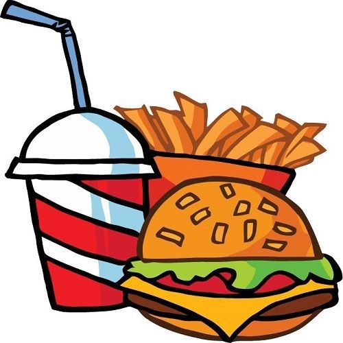 30 Custom Fast Food Hamburger Personalized Address Labels