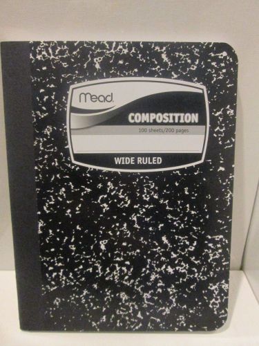Wide Ruled Composition Notebook Mead &amp; Norcom