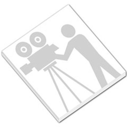Movie TV Camera Man Icon 50 Sheet Mini Paper Memo Pad
