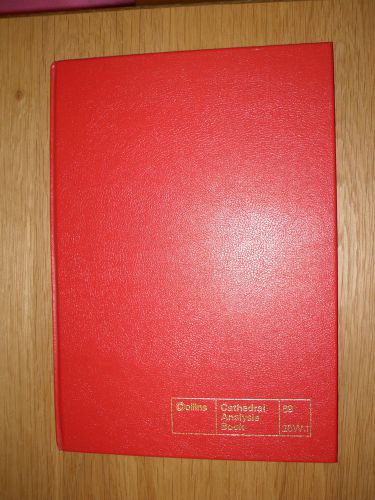 Collins Cathedral Analysis Book 69/26W.1  NEW. NOW REDUCED.