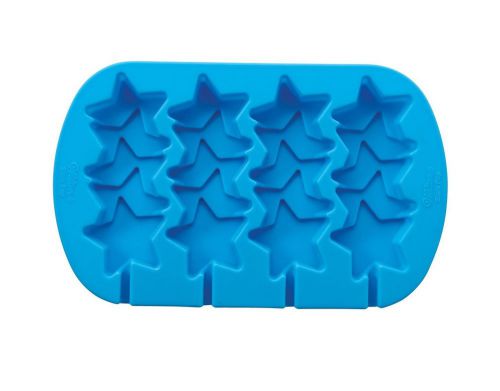 Wilton 4-Cavity Stacked Stars Silicone Mold, Blue (2105-0546)