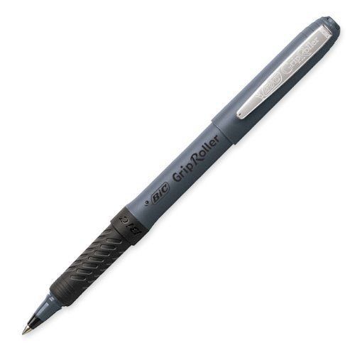 Bic Comfort Grip Rollerball Pen - Micro Pen Point Type - 0.5 Mm Pen (grem11bk)