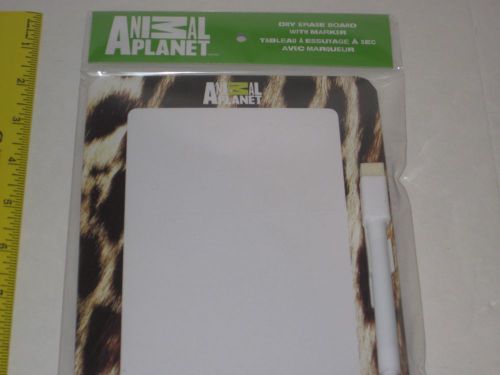 Animal Planet Dry Erase Board - Includes Attached Marker &amp; Magnetic Strips