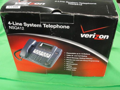 Verizon NSQ412 4-Line System Telephone (lot of 2)