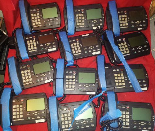 Lot of 12 aastra altigen altitouch pt390 display speakerphone + power supply for sale