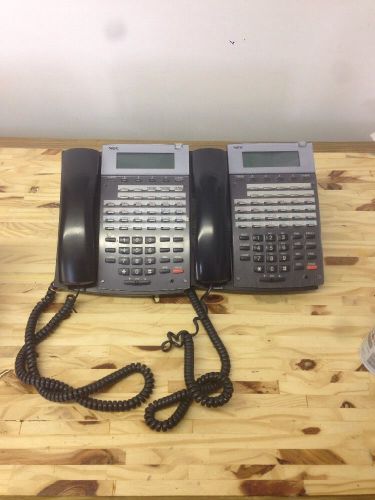 NEC 34B HF/Disp Aspirephone BK Black Office Phone