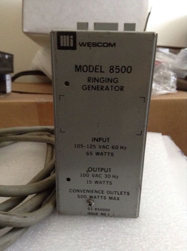 USED WESCOM 8500  Ringing Generator