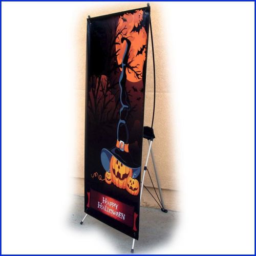 X Banner Stand W24&#034;xH60&#034;,  FREE Printing Trade Show Display X120