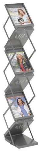 New Safco 4132-37MP Trade Show Portable Folding Literature Rack Double Sided