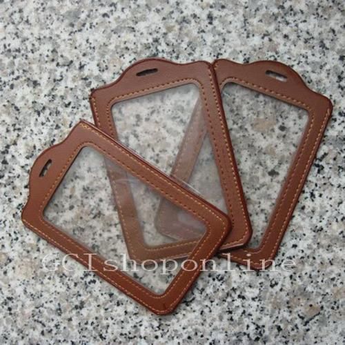 5 x business id card badge holder vertical both c six six six for sale
