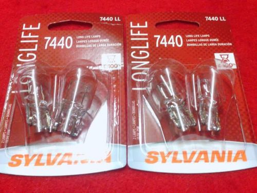 NEW Sylvania 7440 LL Long Life Miniature Lamp  (2 Pack of 4)