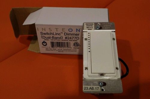 INSTEON Switchlinc Remote Trol Dual Band Dimmer White 2477d