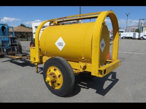 500 Gallon Fuel Tank Trailer with Gas Driven Pump, Nozzle and Meter