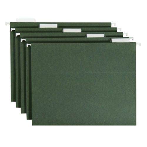 SMEAD Hanging Folders Green, Letter Size - 50ct