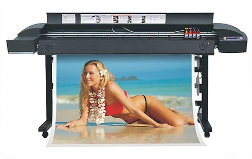 USB 60&#034; FOUR COLOR Large wide inkjet format printer + RIP+ delivery to your door